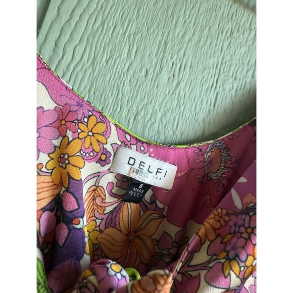 Delfi Quinn Floral Dress, Size Small $432 retail - Picture 6 of 7